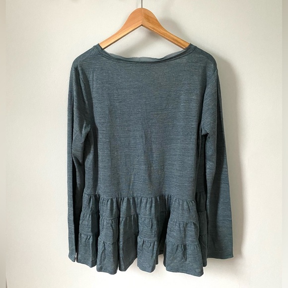 Anthropologie Thea ruffle peplum top by Deletta - Picture 3 of 4